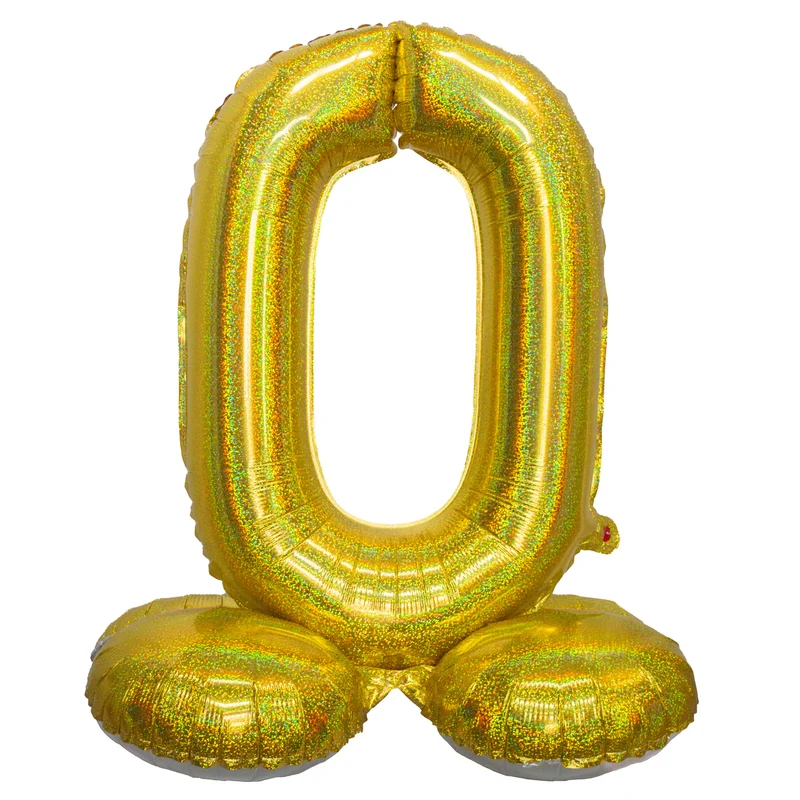 Folieballon 82 cm glitter goud