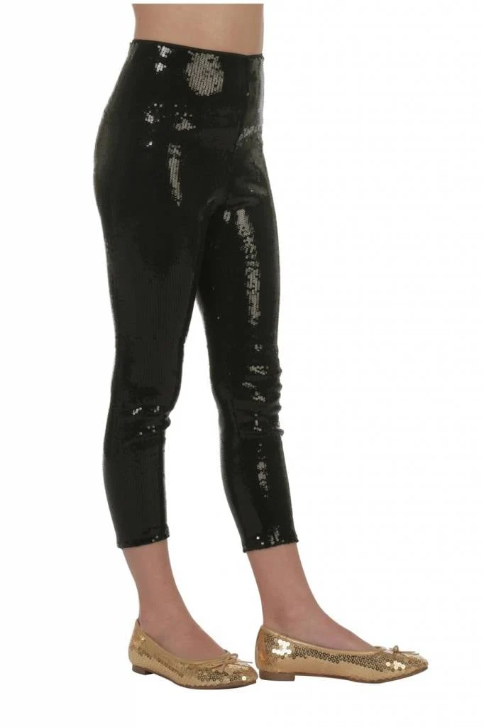 Legging pailletten zwart kind