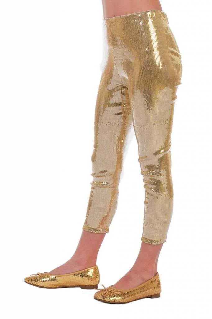 Legging pailletten goud kind