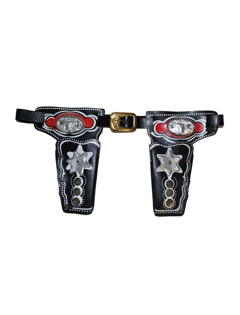 Holster Kevin kind dubbel in zwart