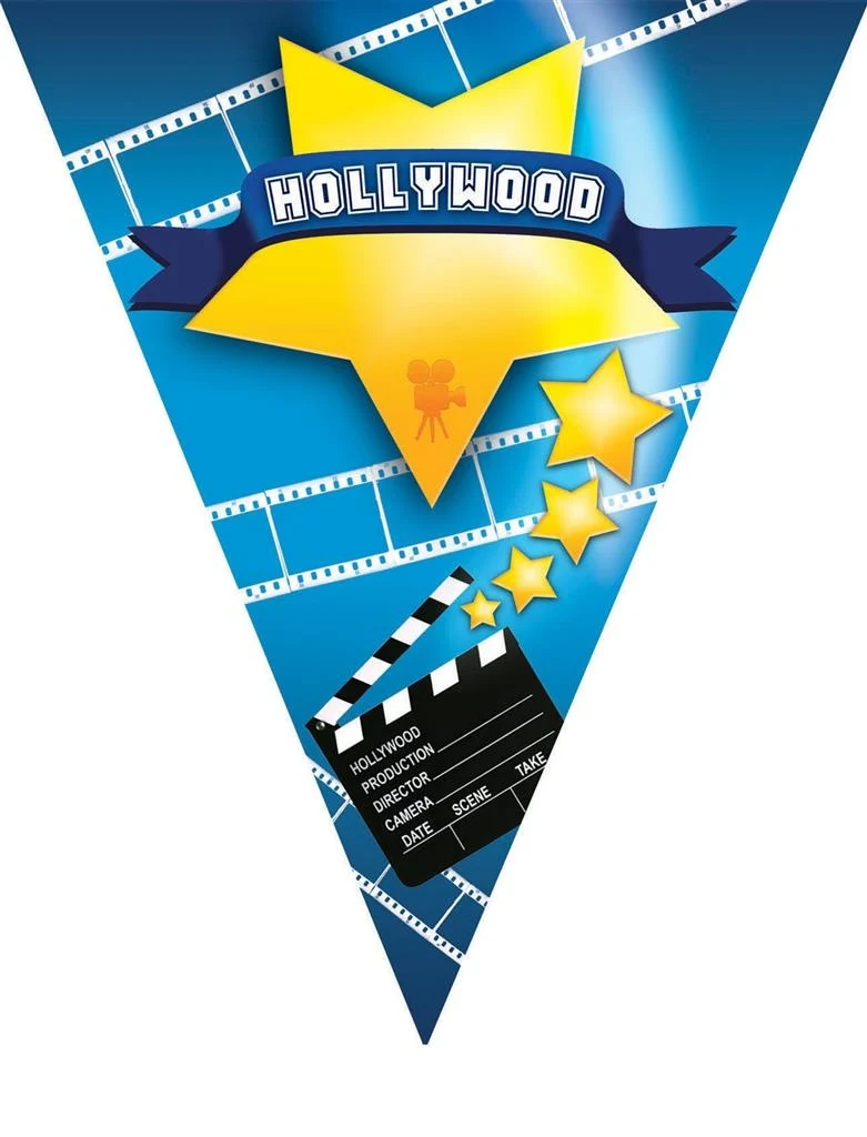Vlaggenlijn Hollywood 5mtr
