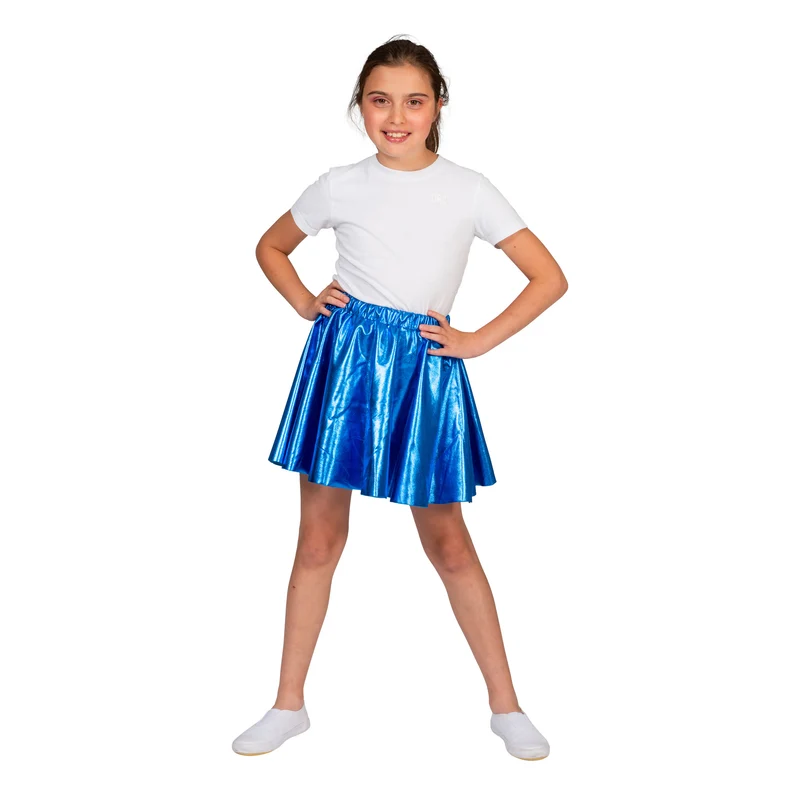Disco rok Sophie blauw kinderen