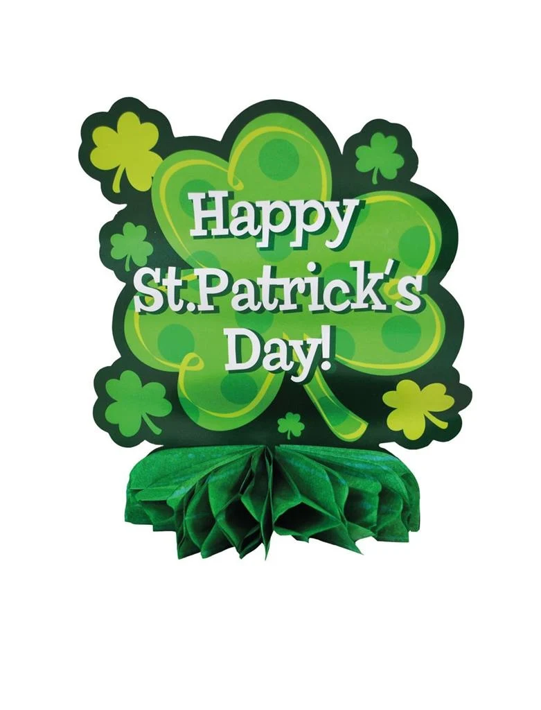 Tafel decoratie st.patrick's day 25cm
