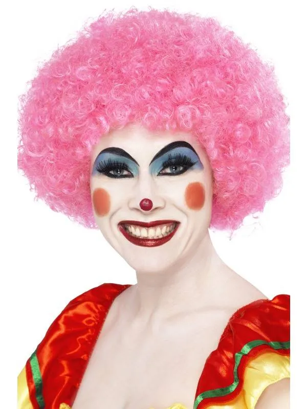 Crazy krulpruik roze