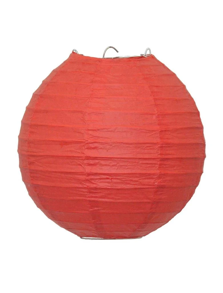 Rode lampion 25cm