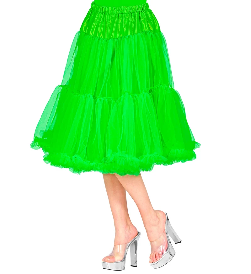 Petticoat groen tule 65cm