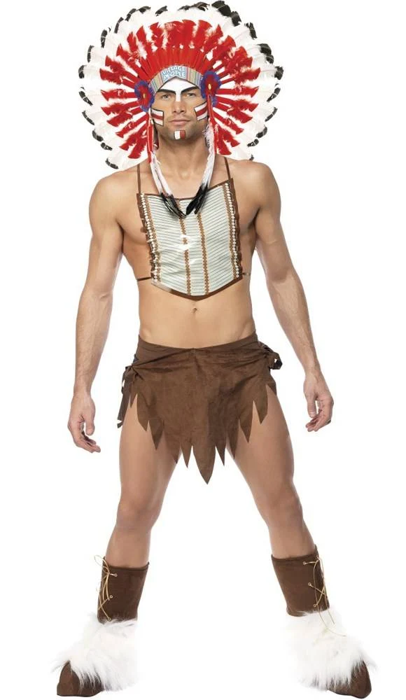 Village People Indiaan kostuum