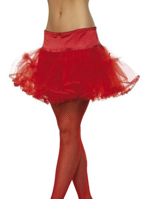 Tule petticoat rood