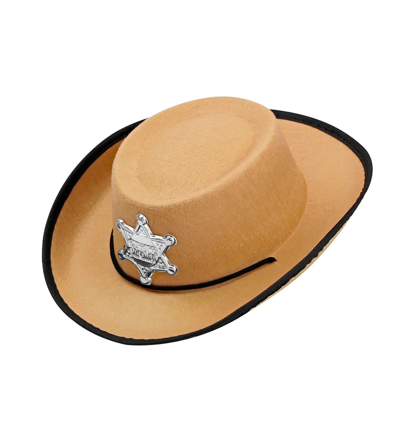 Cowboy hoed kinderen lichtbruin