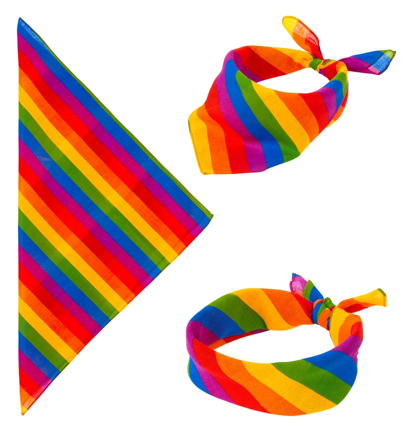 Regenboog bandana zakdoek