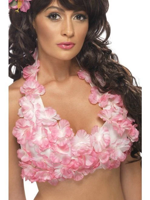 Hawaii Haltertopje met bloemen