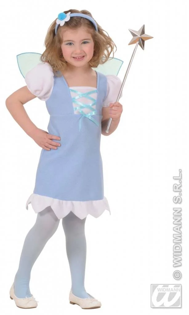 Kleine Pixie kostuum blauw