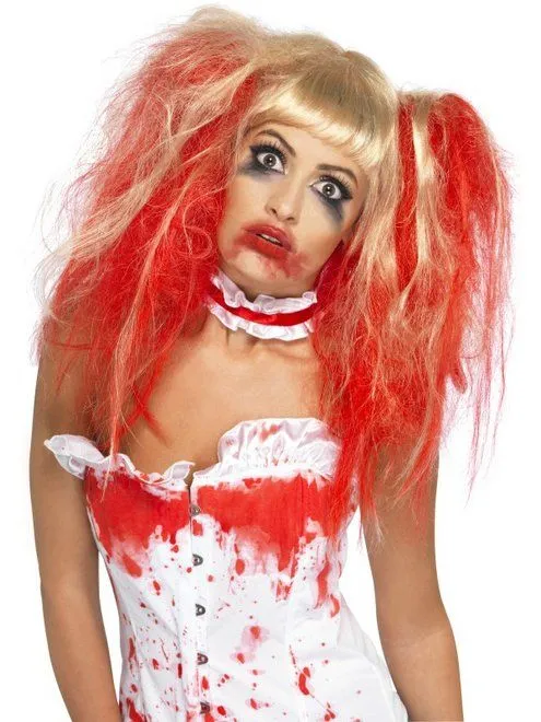 Blood Drip Halloween pruik