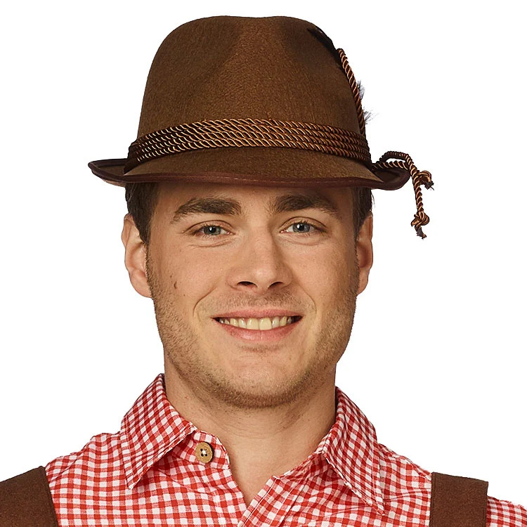 Hoed vilt Tiroler bruin
