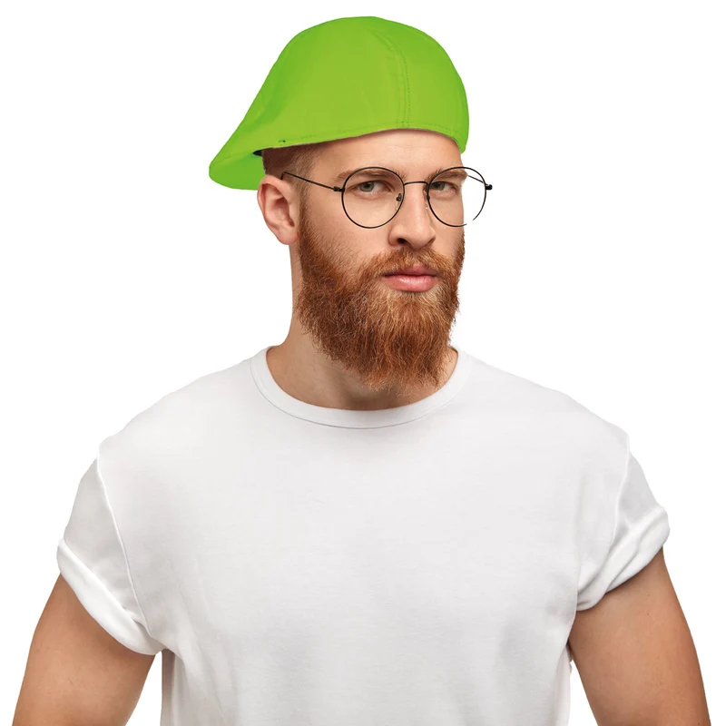 Neon groene pet
