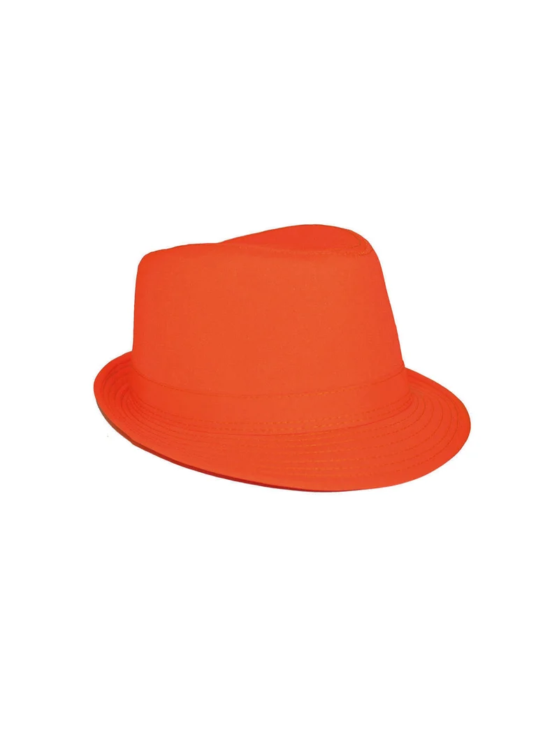 Kojak gleufhoed Marit neon oranje