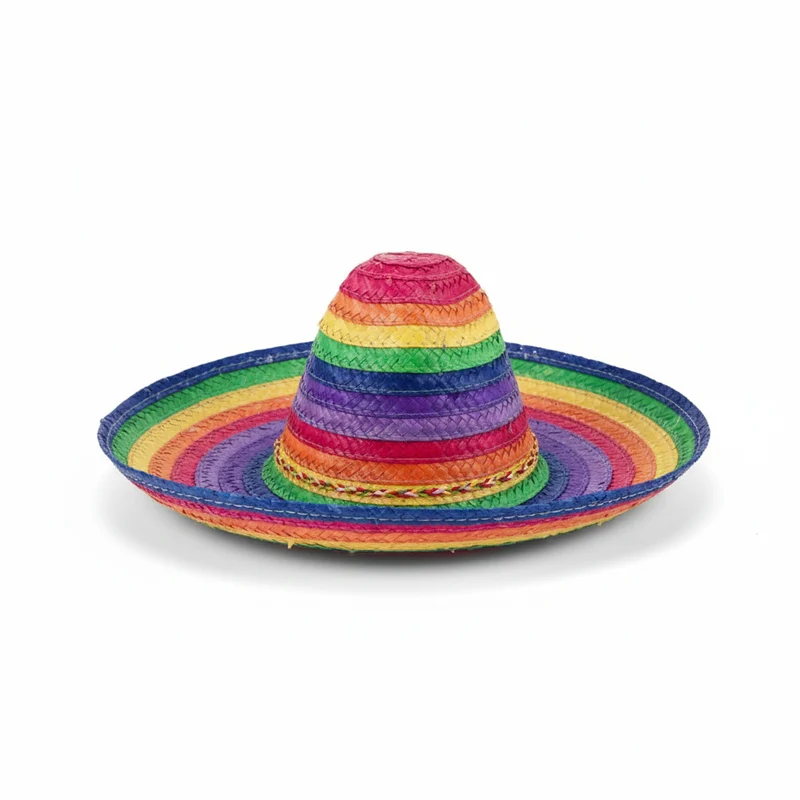 Sombrero regenboogkleuren