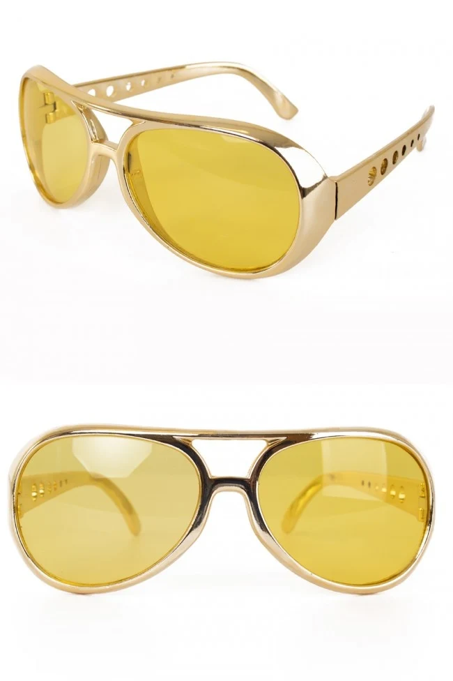 Elvis bril in goud