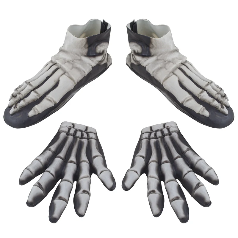Handen en voeten skelet latex