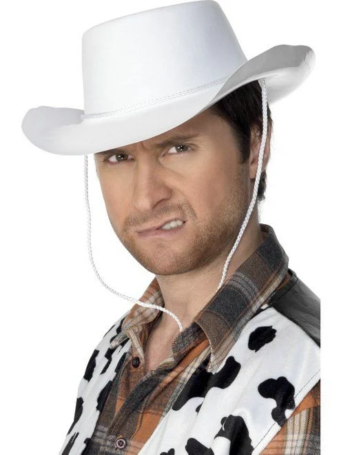 Cowboyhoed plastic wit