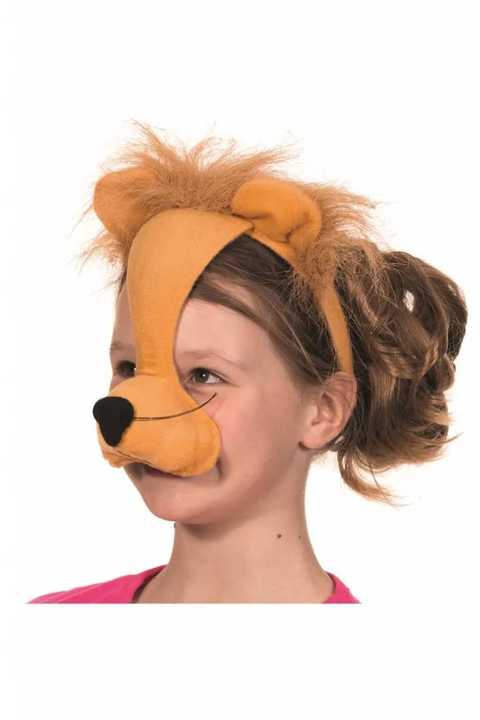 Dierenmasker Leeuw met geluid