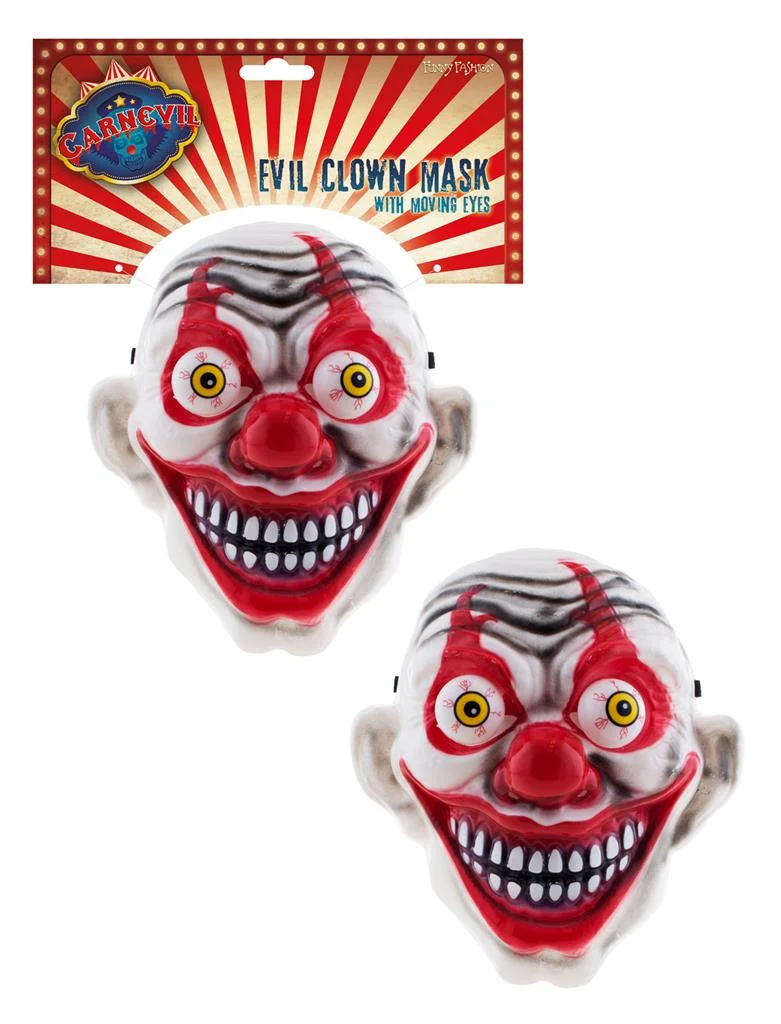 Evil clown masker halloween