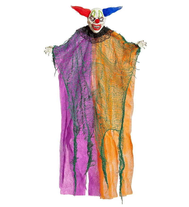 Griezelige Clown decoratie 61cm