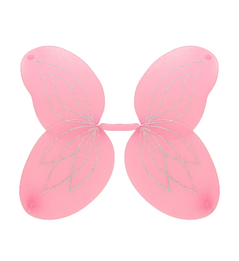 Vlindervleugels glitter roze kinderen
