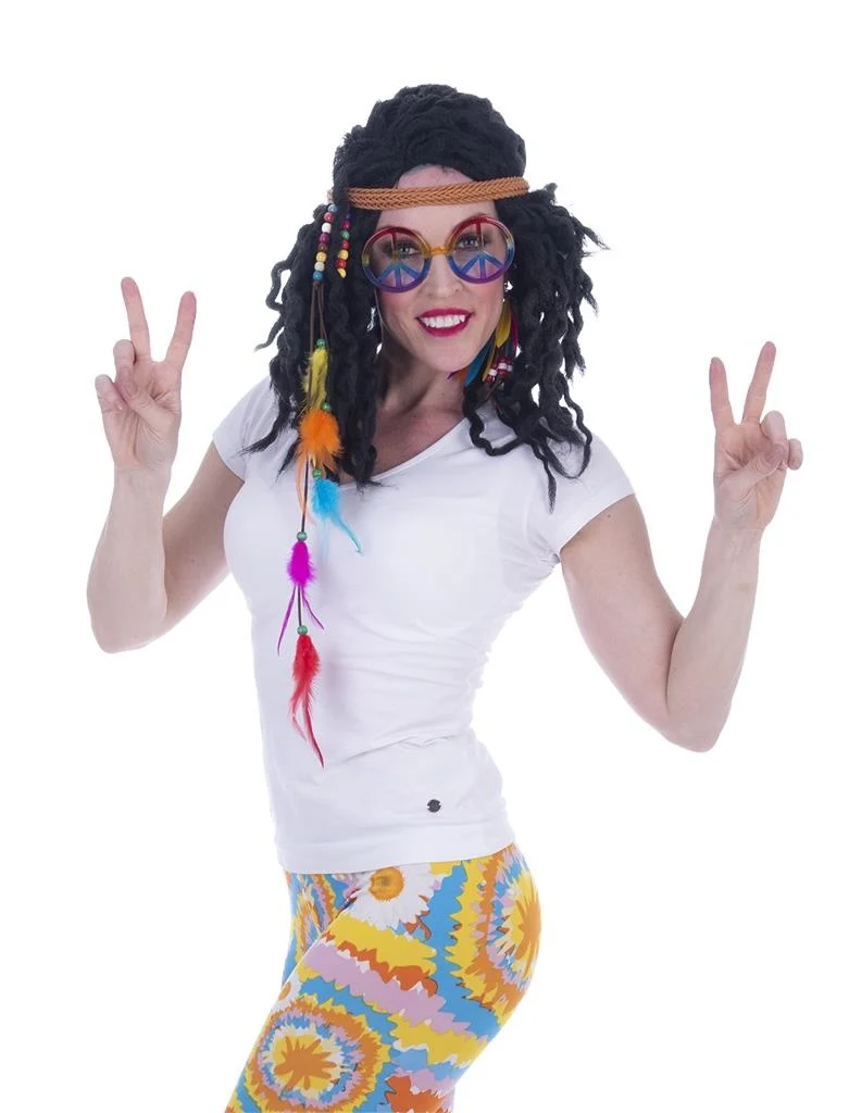 Hippie verkleed set Pien 3-dlg