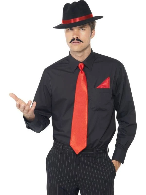 Gangster verkleedset rood