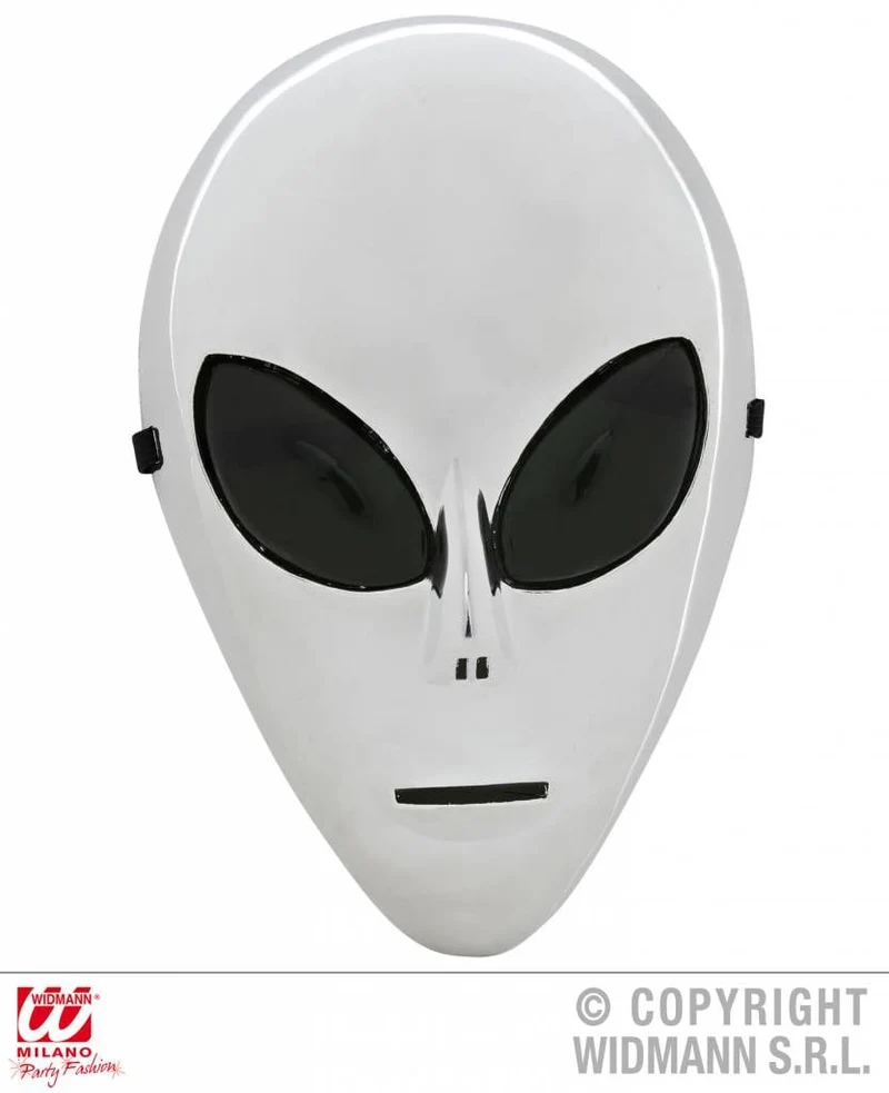 Masker Alien zilver