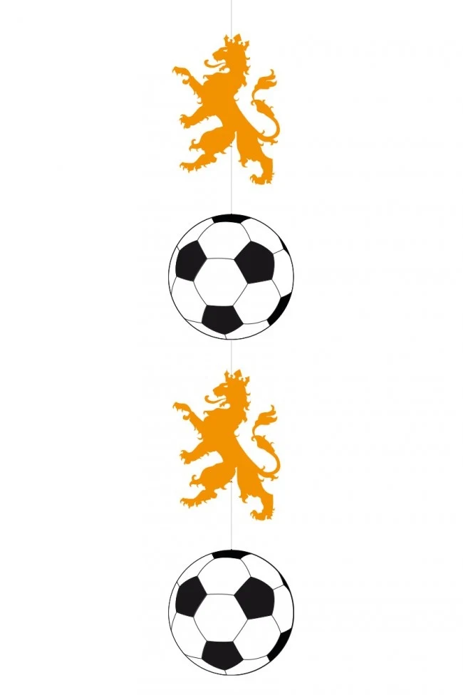 Voetbal slinger hup holland hup leeuw