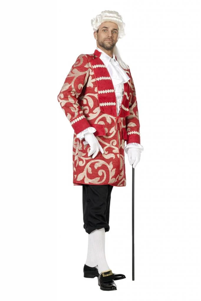 Piratenjas man ecru/rood