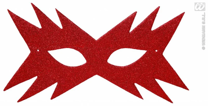 Oogmasker ster rood