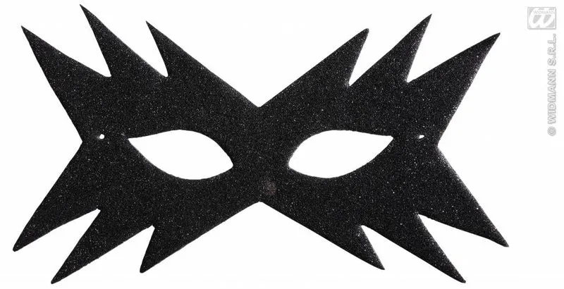 Oogmasker ster zwart