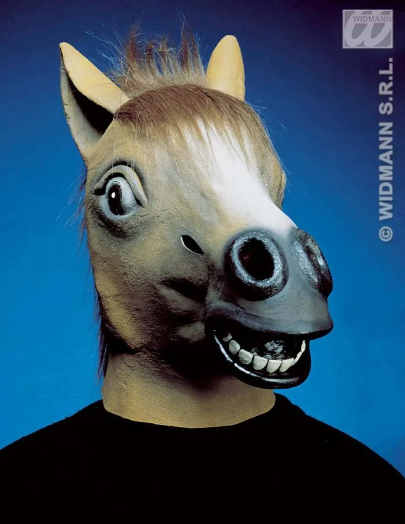 Paarden masker met haar