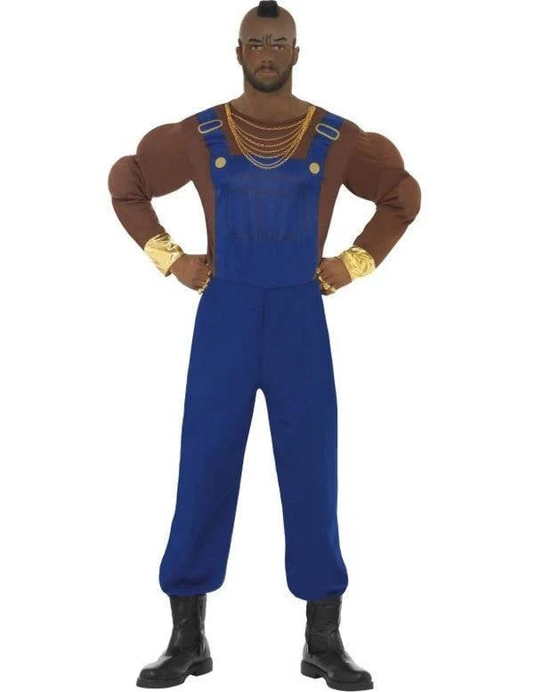 Mr T spierballen BA kostuum man