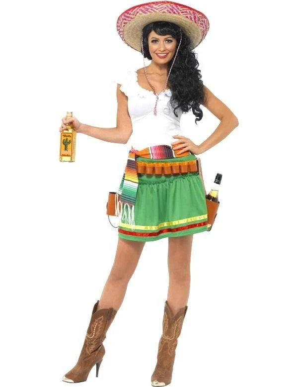 Tequila shooter dame kostuum