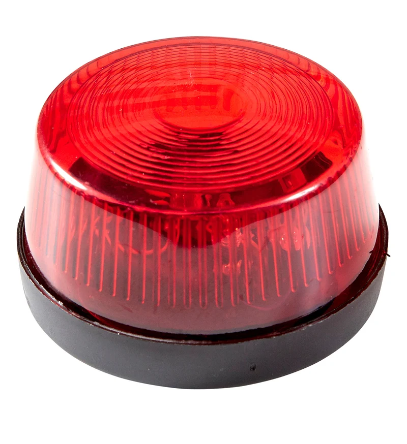Zwaailicht Met Sirene Rood