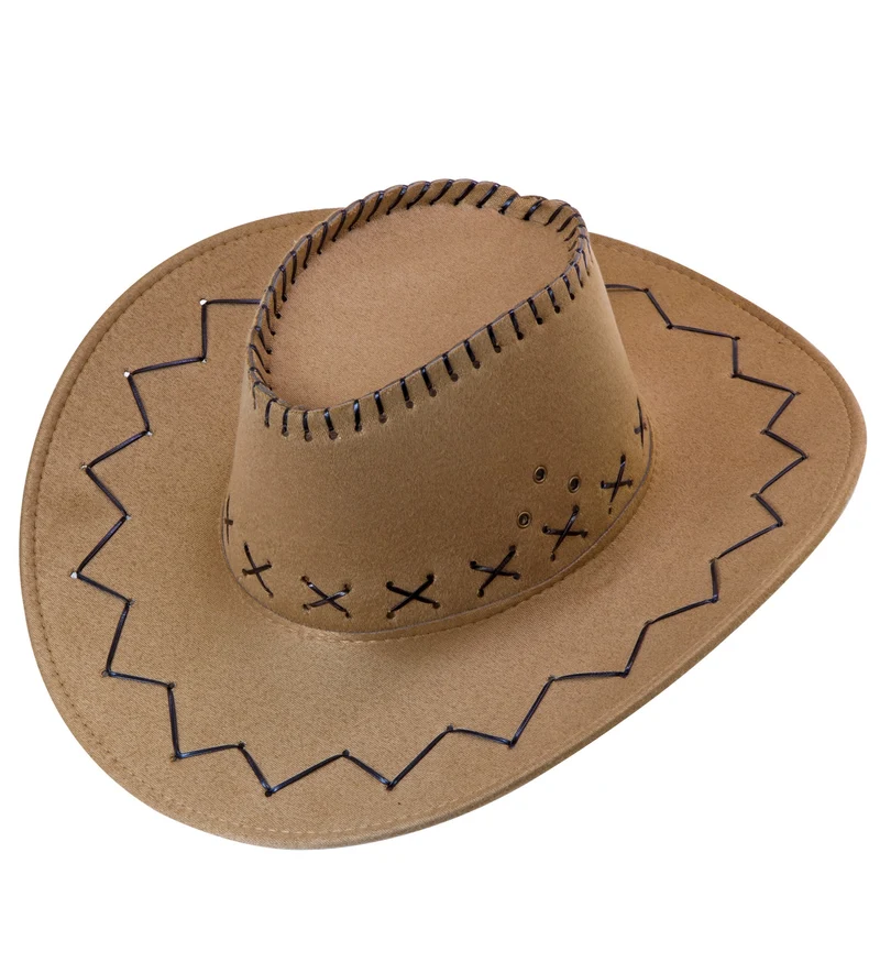 Cowboyhoed Suede Bruin