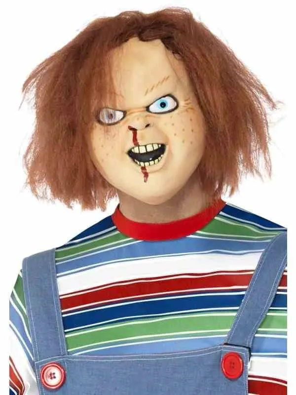 Chucky masker met haar