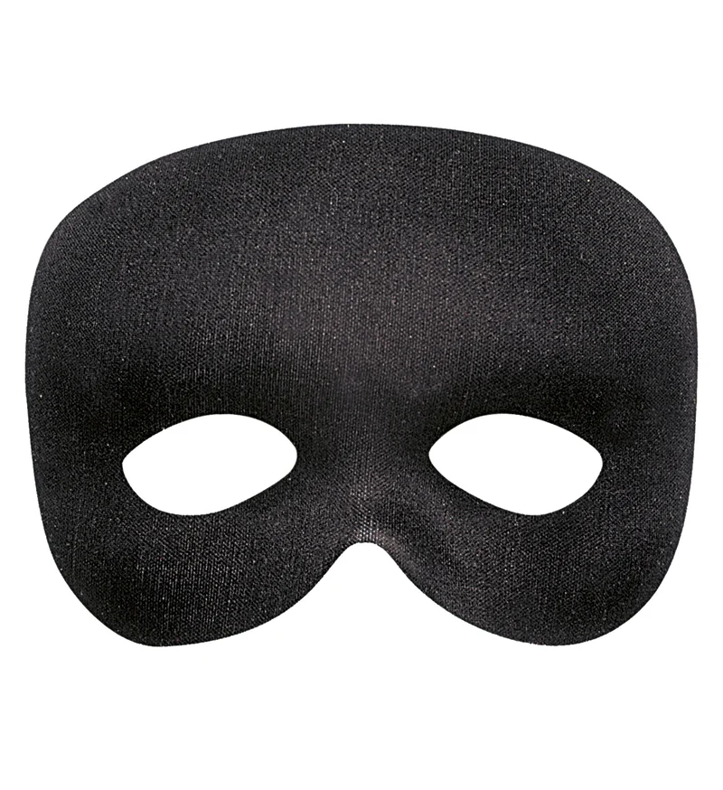 Oogmasker Fantoom Zwart